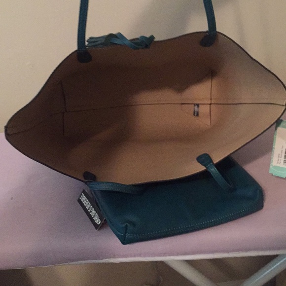 Street Level - Green tote purse with wallet insert - Picture 4 of 7